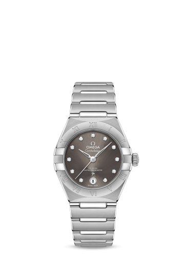 Omega Constellation Manhattan 29 Co-Axial Master Chronometer Stainless Steel / Grey - Diamond